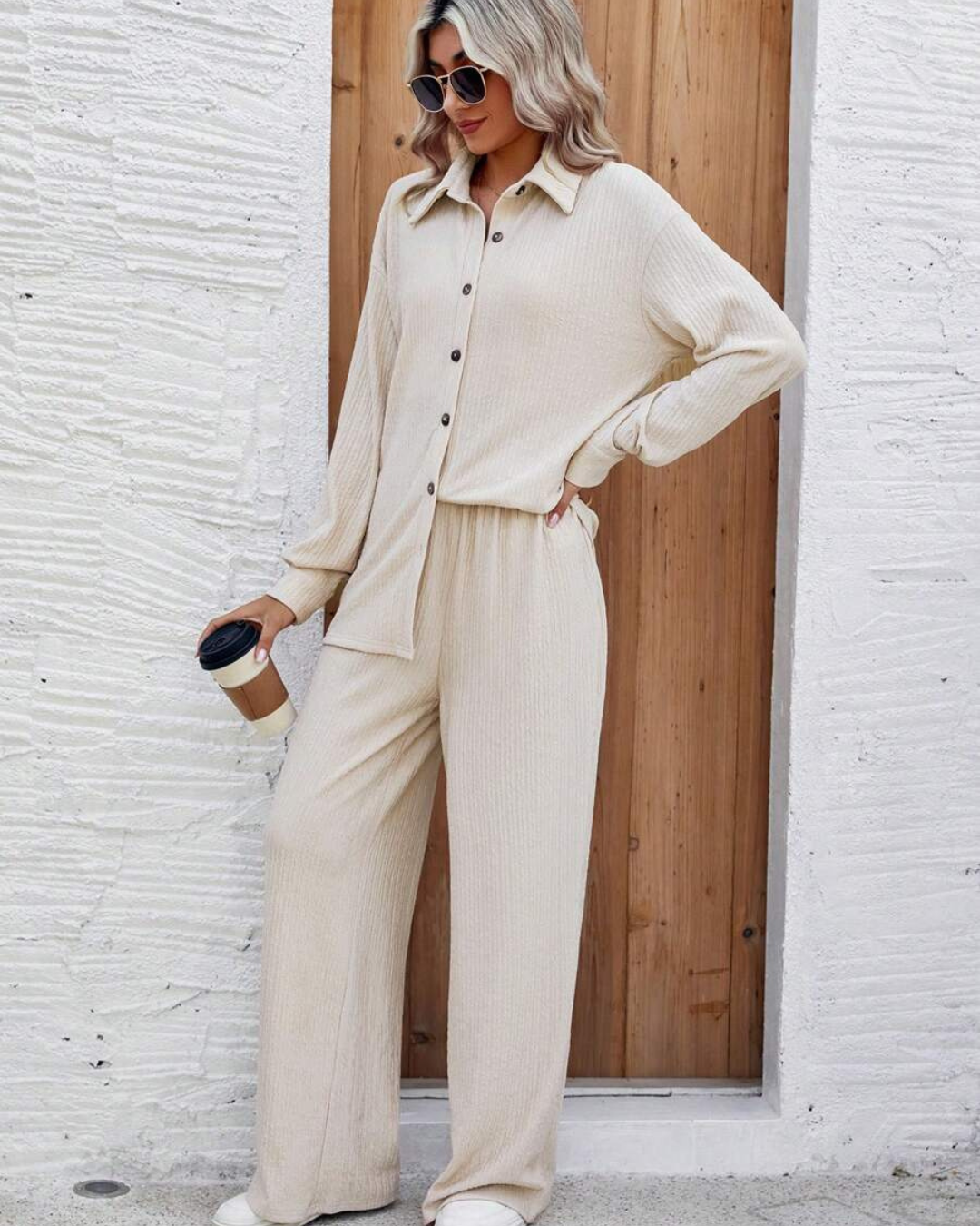 Conjunto Sabrina Quente e Elegante.