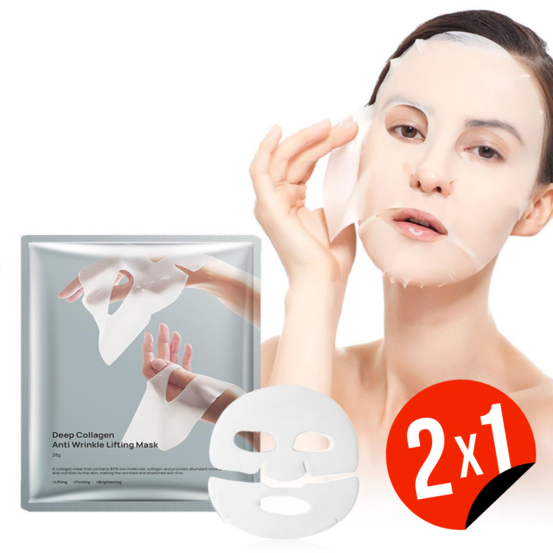 Máscaras Faciais com Colagénio Orgânico (EM PROMOÇÃO 2X1)
