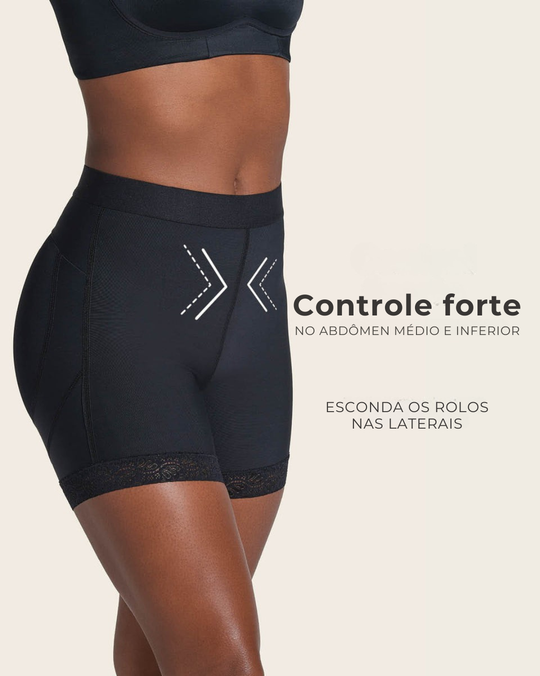 Calcinha Modeladora Tipo Short Controlo da Barriga e Elevação das Nádegas (OFERTA 2X1)