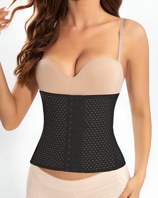 Modelador de Cintura com Costas Estruturadas que Define com Firmeza e Conforto