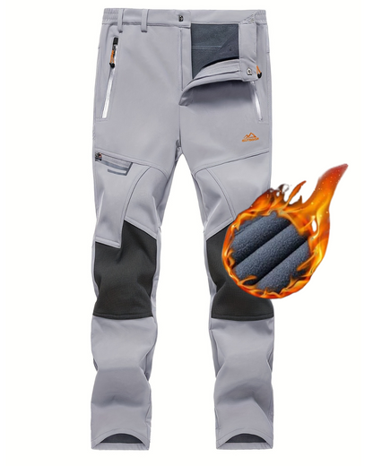 Calças de Trabalho Impermeáveis com Forro Polar Unissex