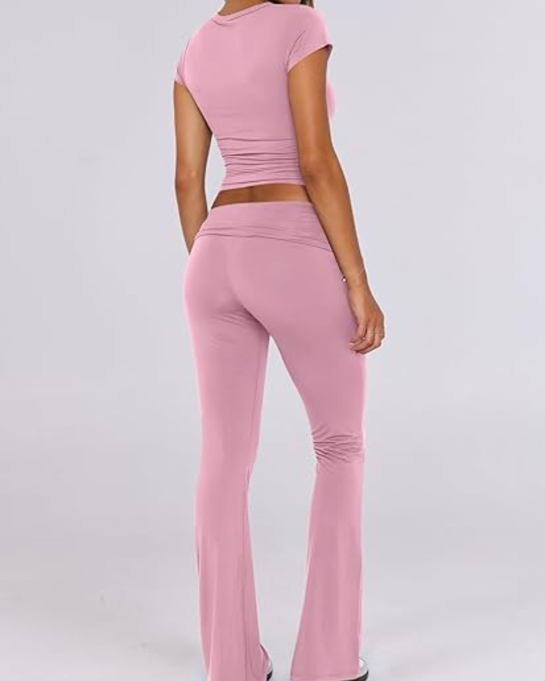 Conjunto Desportivo de 2 Peças para Mulher com Design de Ioga