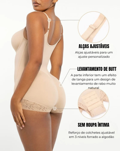 Modelador de Corpo Inteiro com Forma de Ampulheta