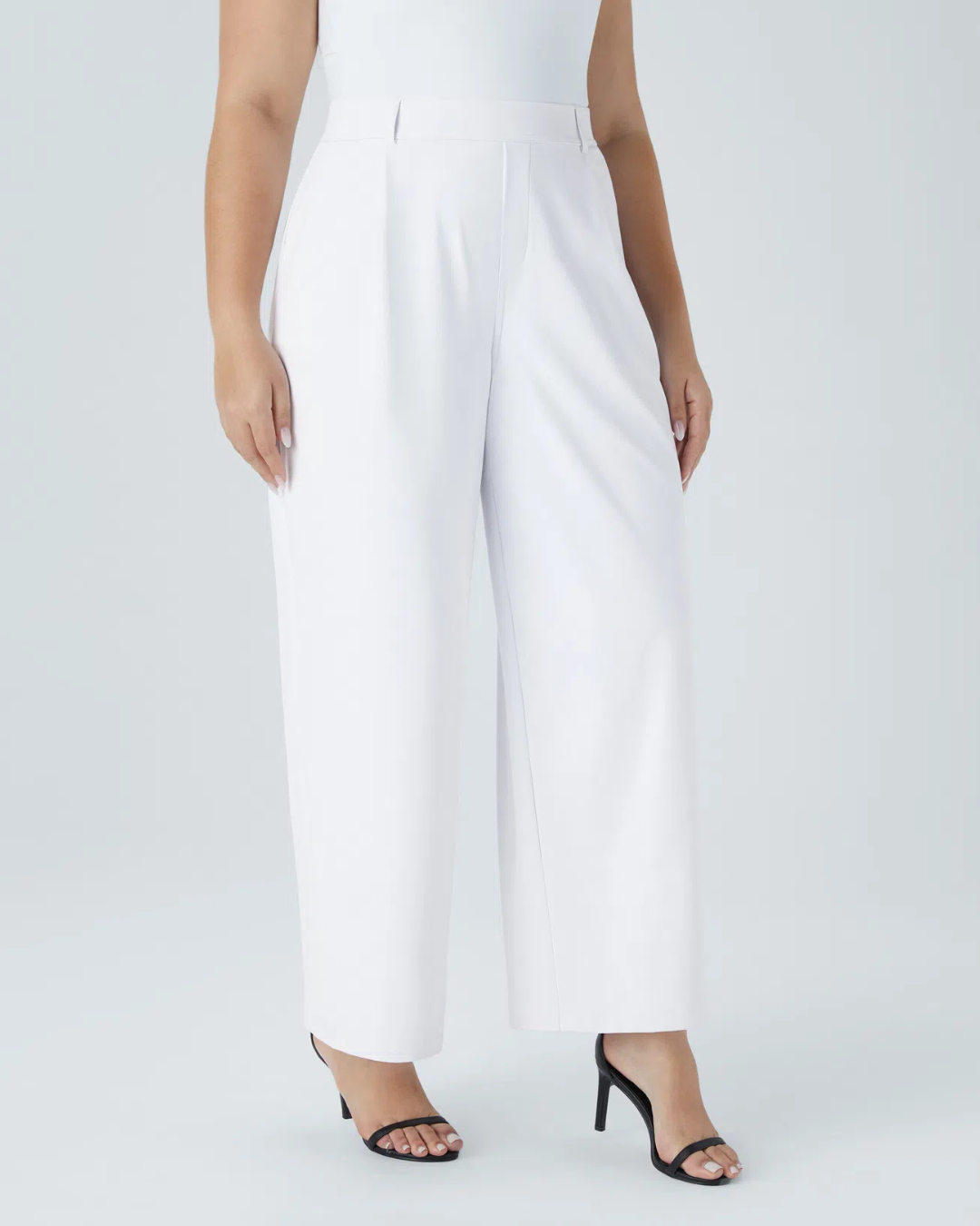 Pantalones casuales para mujer de corte recto