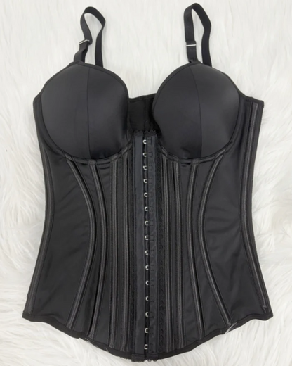 Cinta colombiana estilo espartilho com reforço para maior controlo abdominal