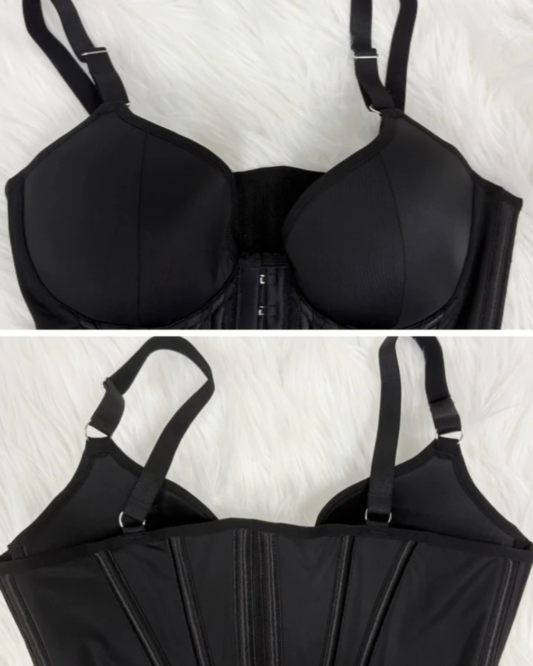 Cinta colombiana estilo espartilho com reforço para maior controlo abdominal