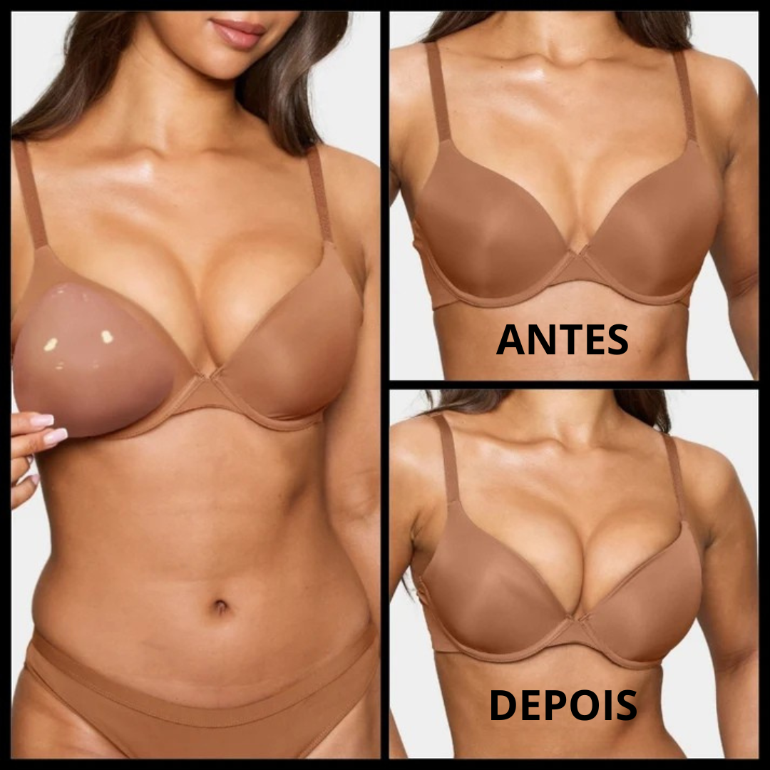 Inserções reutilizáveis e auto-adesivas com Push-up para aumentar o peito (OFERTA 2X1)