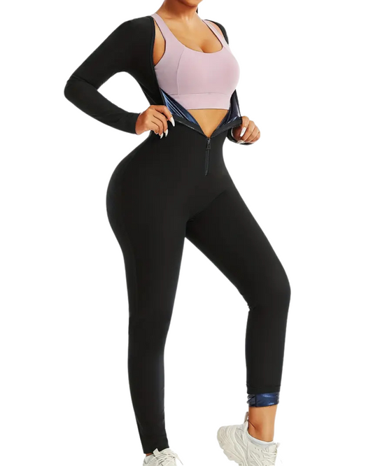 Macacão de Corpo Inteiro para Transpiração e Perda de Peso