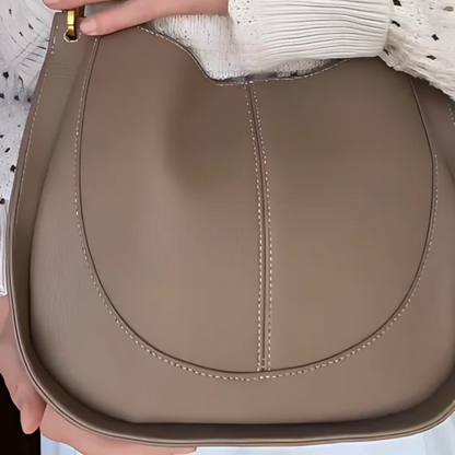 Bolsa de couro elegante para mulher