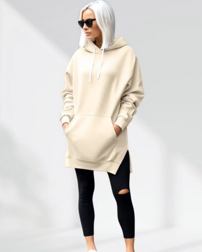Camisola Oversize com Capuz para mulher
