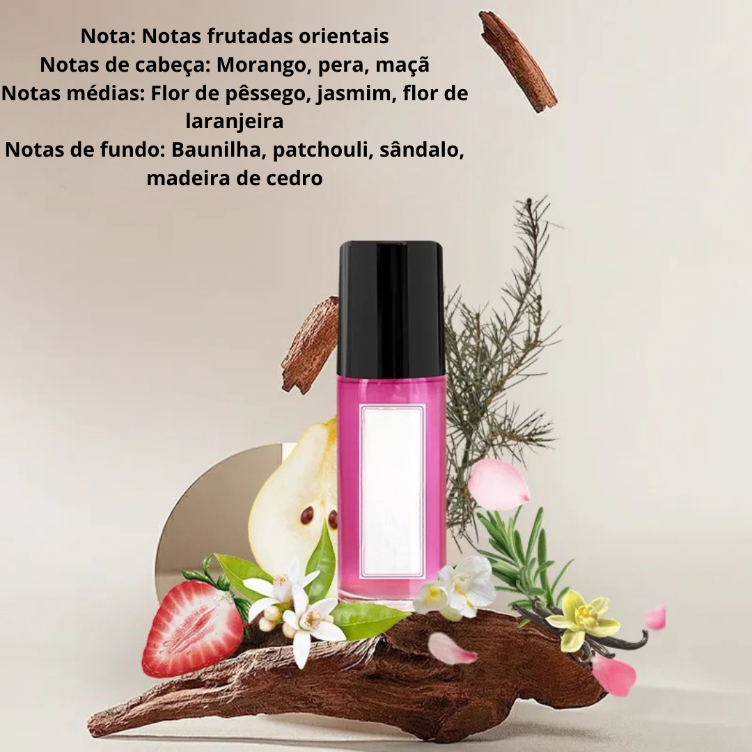 Perfume Roll-On para Mulheres com Feromonas Fragrância Concentrada de Atração