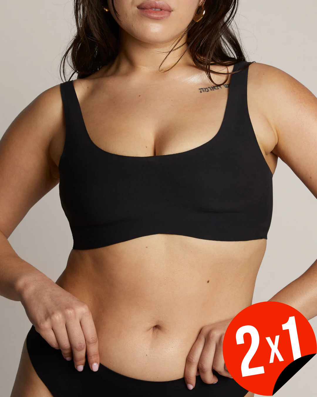 Soutien sem aros e push-up (OFERTA 2X1)