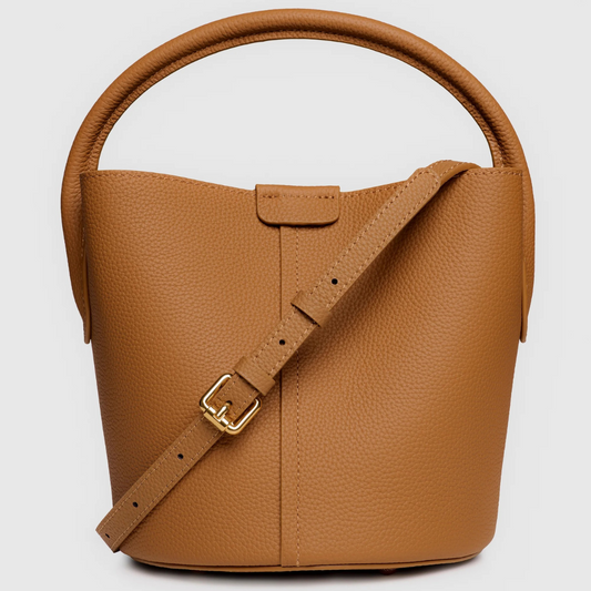 Bolsa de couro multifuncional elegante para mulher