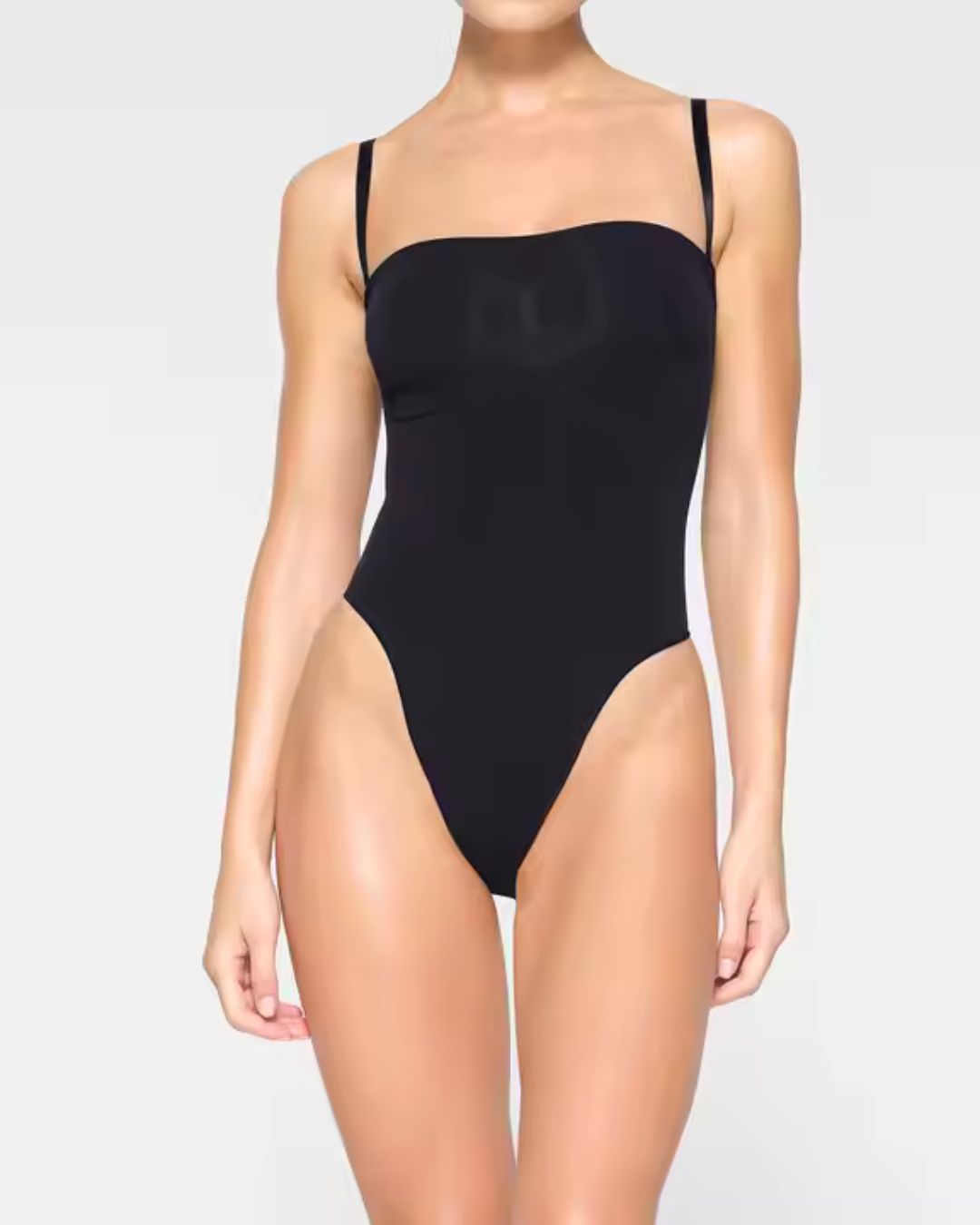 Body Sem Alças com Controle de Barriga e Modelagem Sem Costuras para Mulher