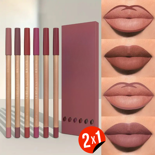 Gama de Delineadores de Lábios de Alta Precisão e Cor Intensa (OFERTA 2X1)