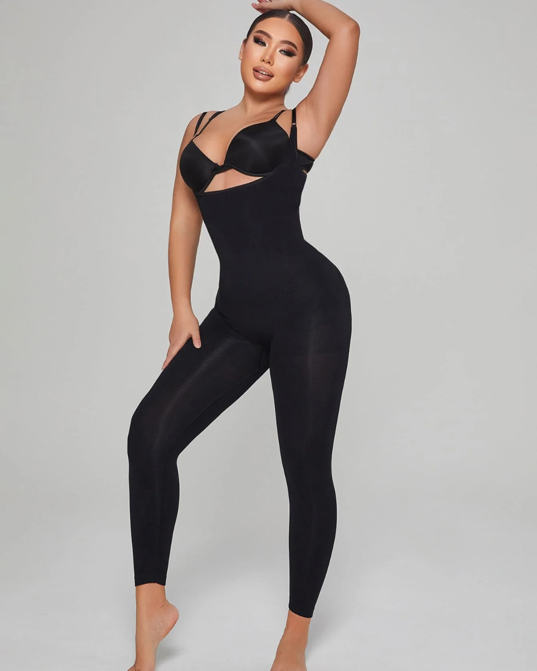 Modelador de Corpo Inteiro com Controlo da Barriga, Aumento das Nádegas e Adelgaçamento das Coxas