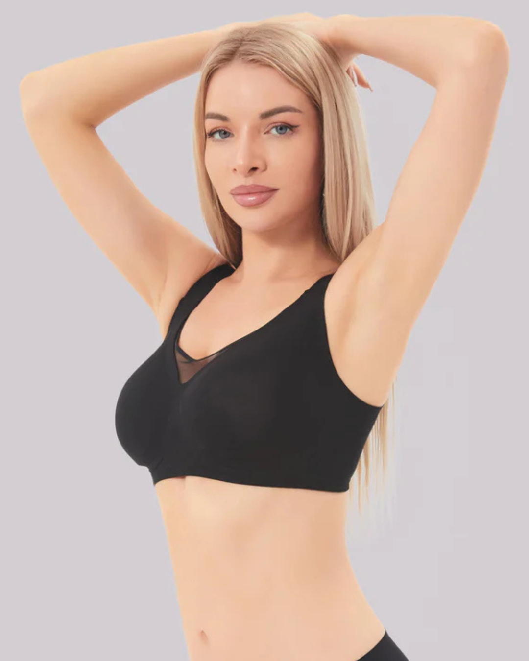 Soutien com Aros, Malha Transparente e Apoio Confortável (OFERTA 2X1)