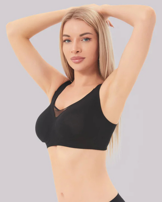 Soutien com Aros, Malha Transparente e Apoio Confortável (OFERTA 2X1)