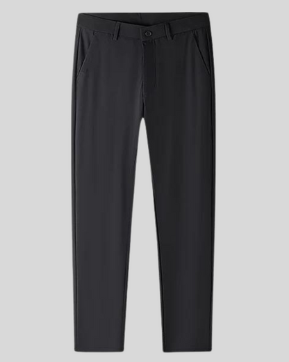 Calças clássicas de alta elasticidade para homem