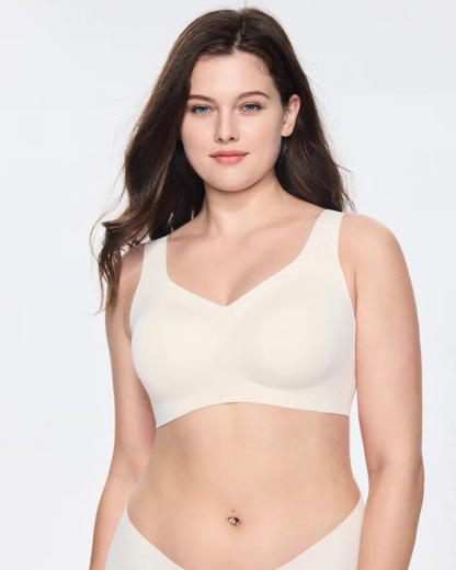Soutien Sem Costuras para Mulher com Cobertura Total e Efeito Push-Up, Sem Aro, Ideal para o Dia a Dia. (OFERTA 2X1)