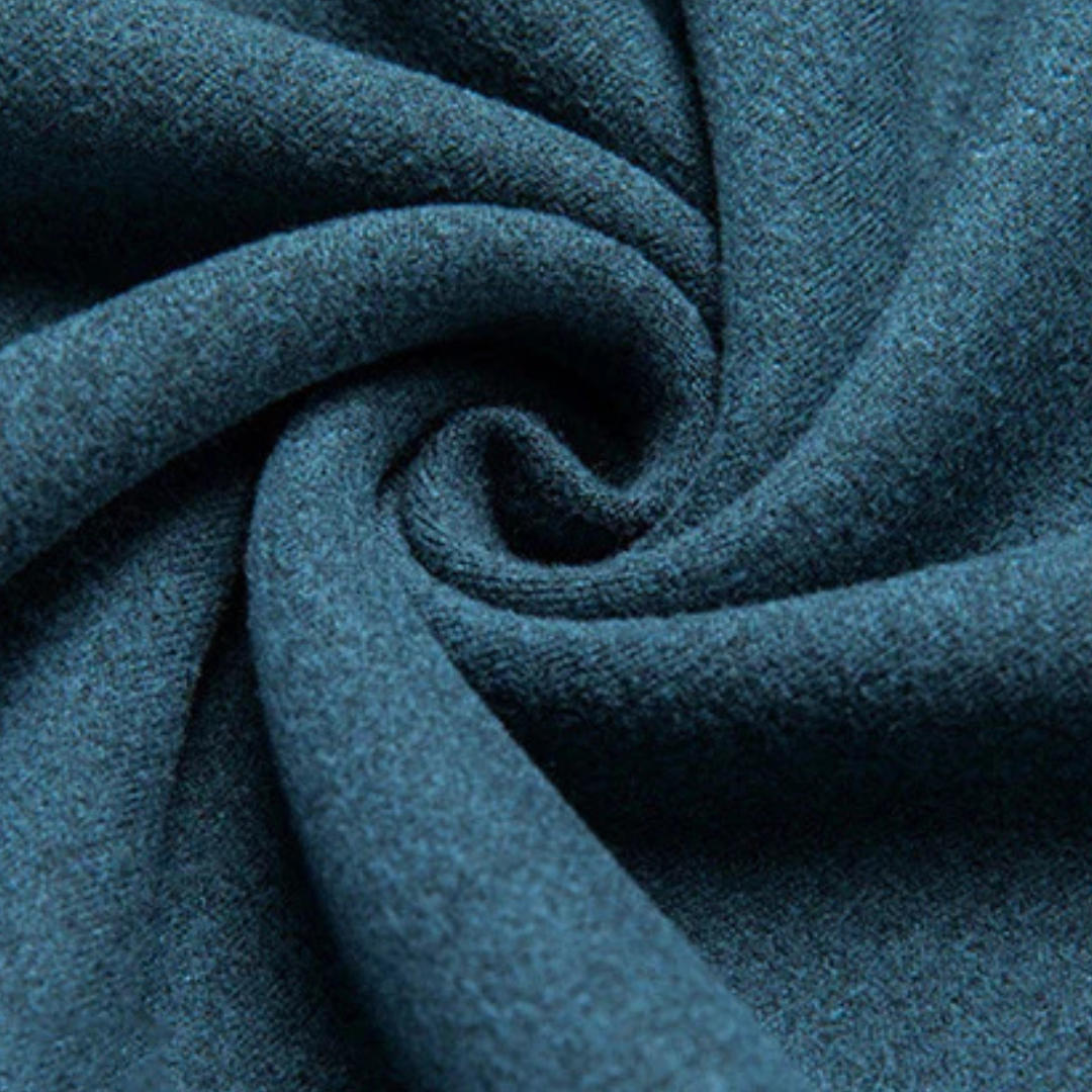 Camisola Térmica com Fecho de Correr Curto e Mangas Compridas para Homem