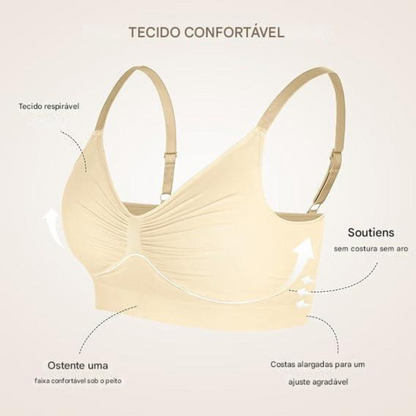 Soutien Sem Costuras com Suporte Confortável e Design Moldado (OFERTA 2X1)