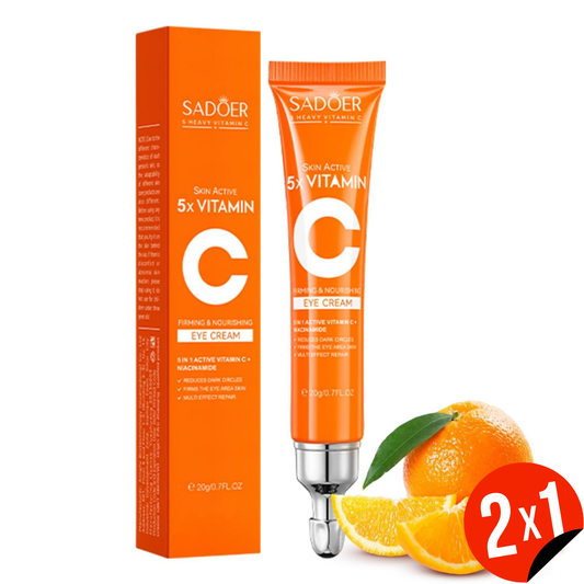 Contorno de olhos iluminador com vitamina C e niacinamida para um olhar radiante (EM PROMOÇÃO 2X1)