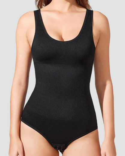 Body sem Costuras com Decote Redondo e Gola Redonda para Mulher