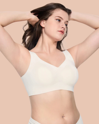 Soutien Sem Costuras para Mulher com Cobertura Total e Efeito Push-Up, Sem Aro, Ideal para o Dia a Dia. (OFERTA 2X1)