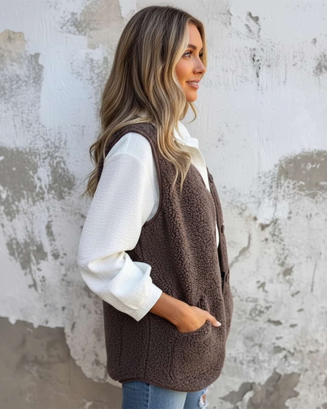 Colete acolchoado para mulher