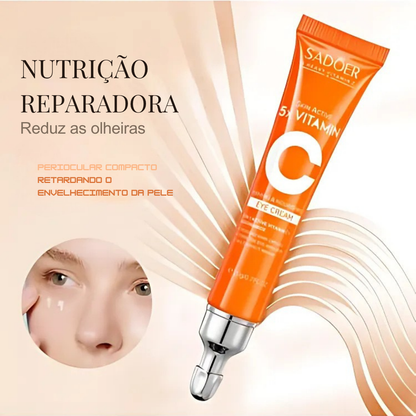 Contorno de olhos iluminador com vitamina C e niacinamida para um olhar radiante (EM PROMOÇÃO 2X1)