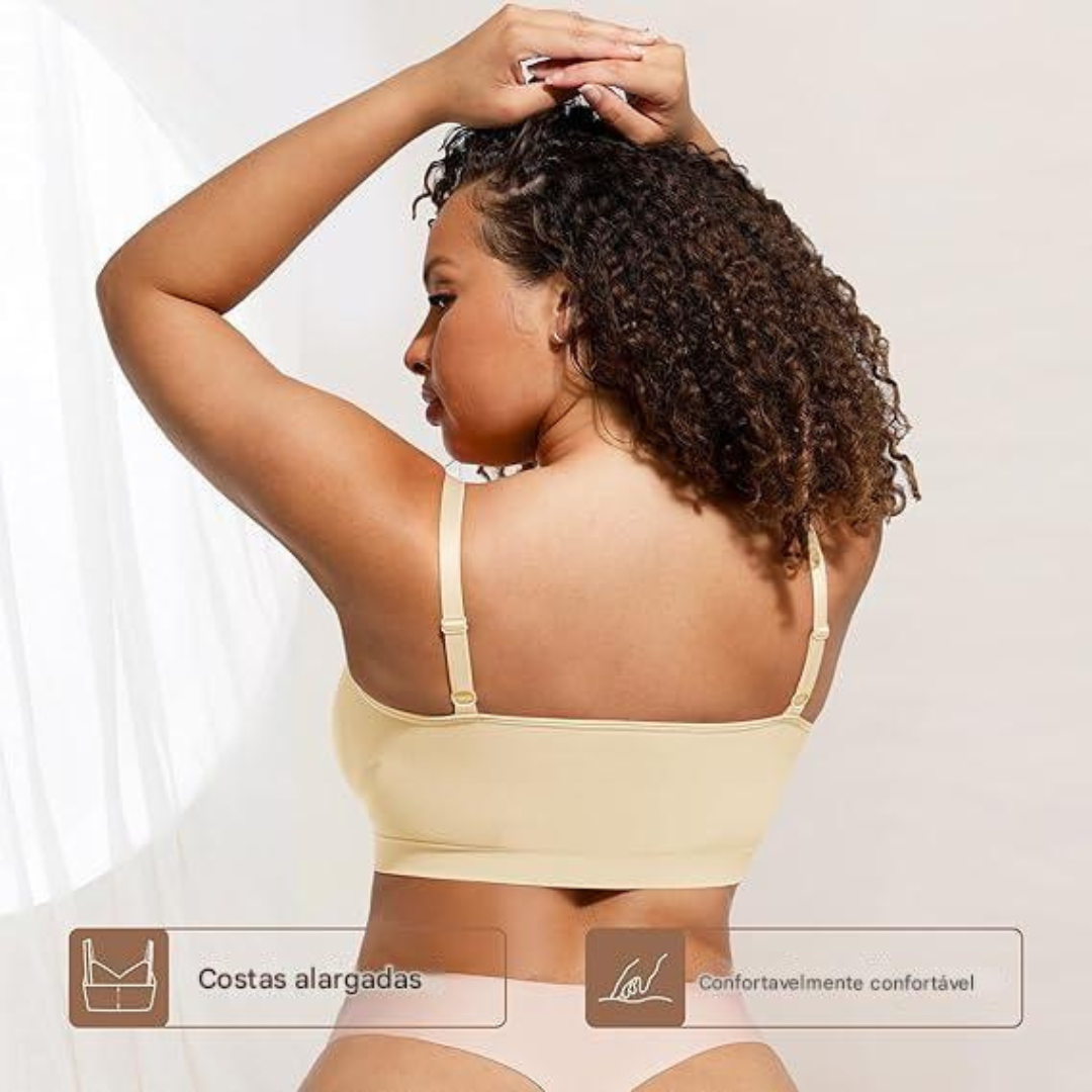 Soutien Sem Costuras com Suporte Confortável e Design Moldado (OFERTA 2X1)
