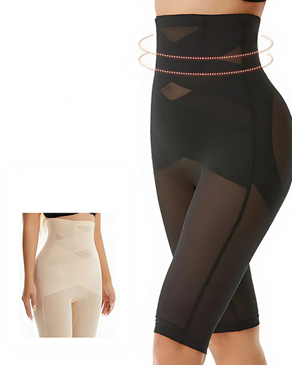 Modelador de Cintura e Coxas Com Efeito Cintura de vespa e Coxa Definida