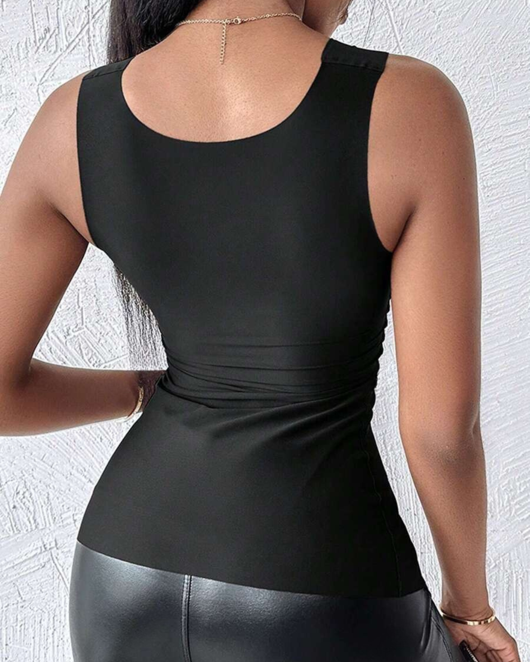 Camisola sem Mangas com Sutiã Incorporado e Decote Quadrado (OFERTA 2X1)