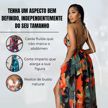Vestido Comprimido que Favorece a Figura e se Adapta a Todos os Tamanhos