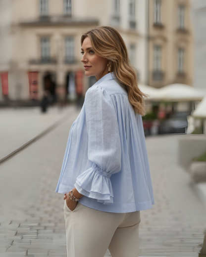 Cardigan Casual com Gola de Lapela para mulher