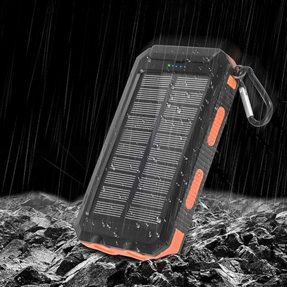 Carregador solar portátil à prova de água