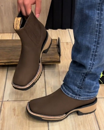 Botins Cowboy de Couro para Homens©