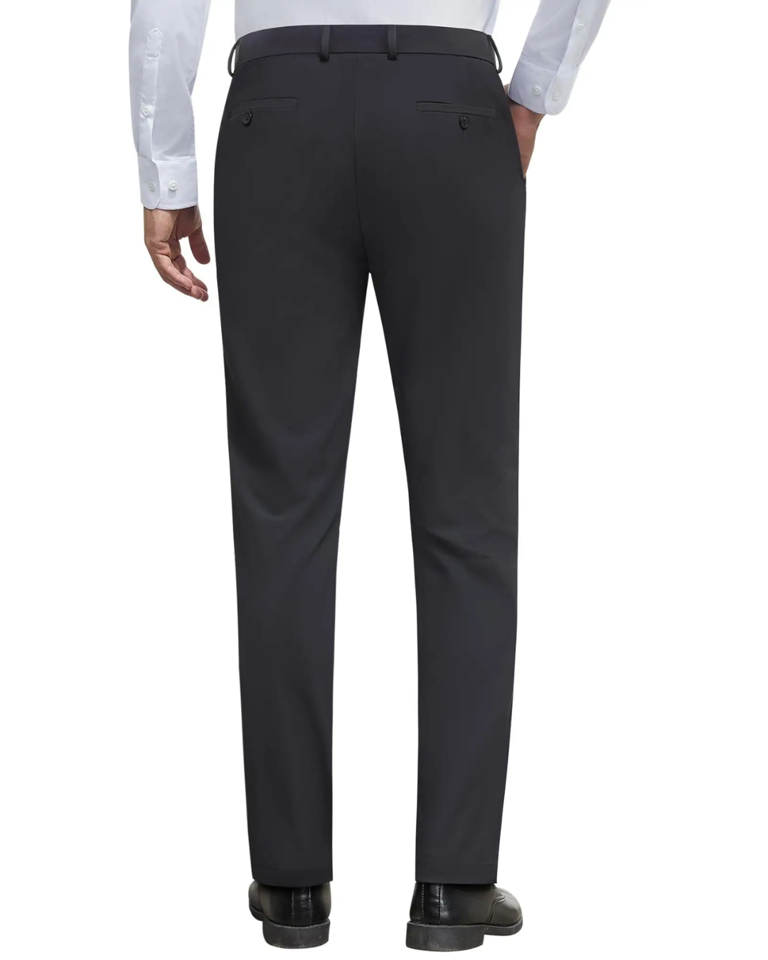 Calças de Gala Elásticas para Homem com Cintura Expansível e Frente Plana