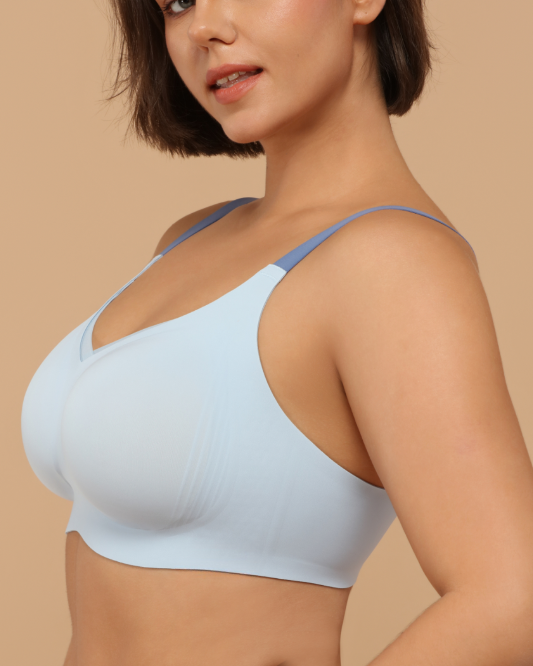 Soutien de Malha com Decote Profundo e Esculpido (OFERTA 2X1)