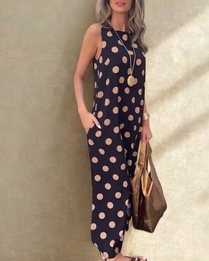 Vestido de verão sem mangas solto