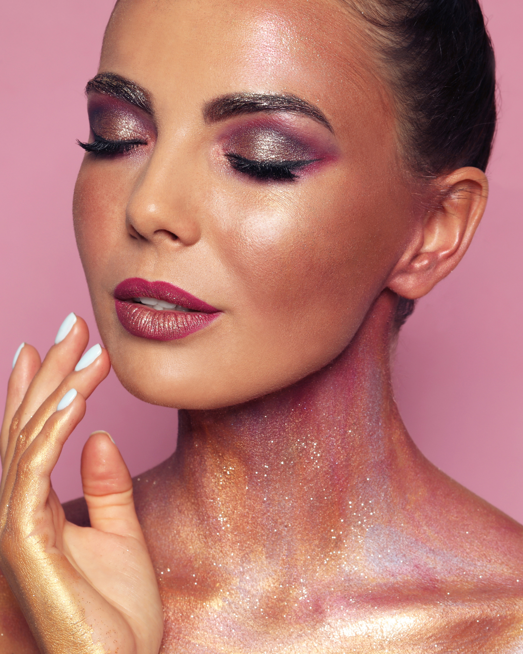 Glitter Rosa Para o corpo (EM PROMOÇÃO 2X1)