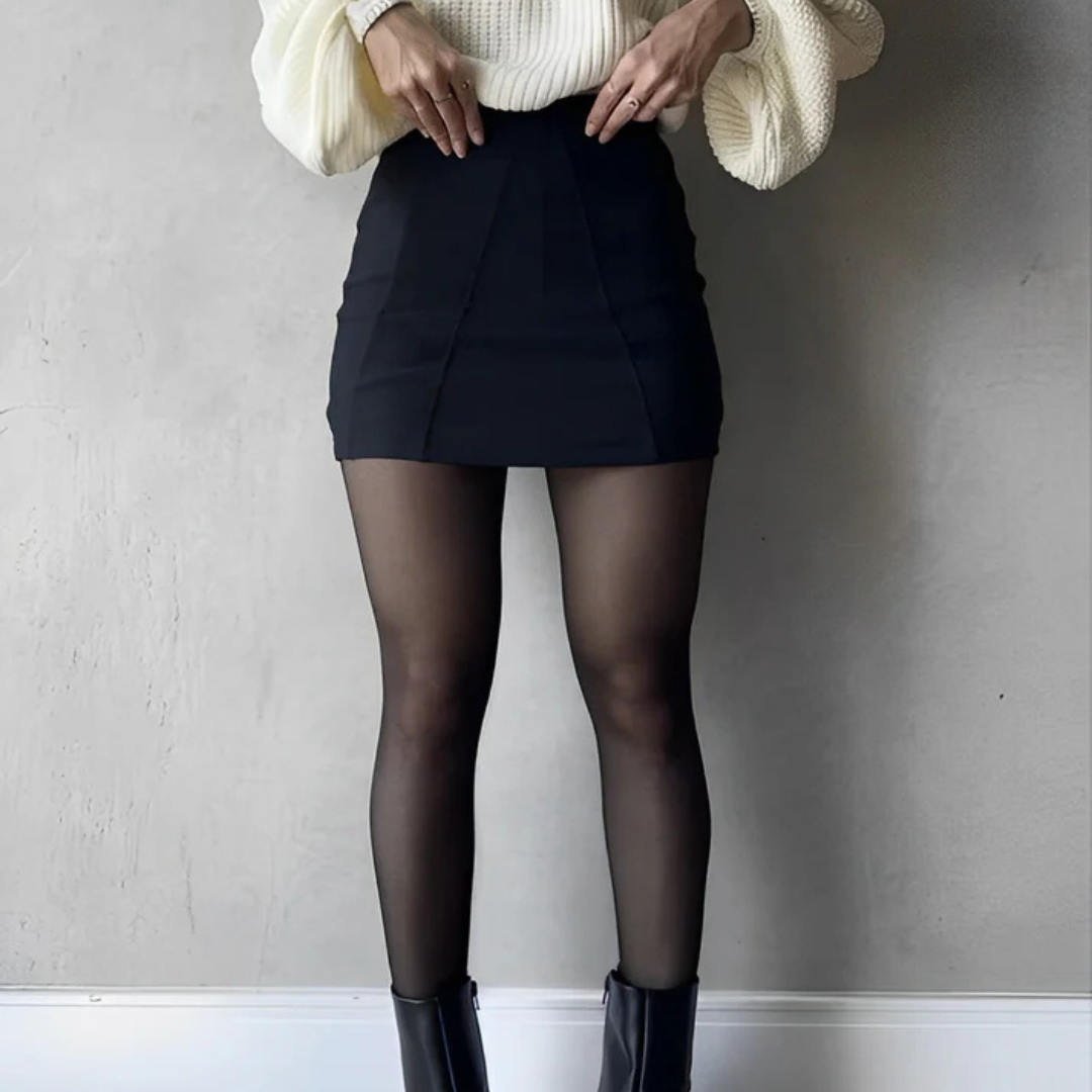 Perneiras Térmicas de Mulher com Efeito Pele