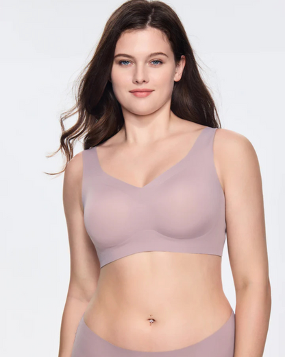Soutien Sem Costuras para Mulher com Cobertura Total e Efeito Push-Up, Sem Aro, Ideal para o Dia a Dia. (OFERTA 2X1)