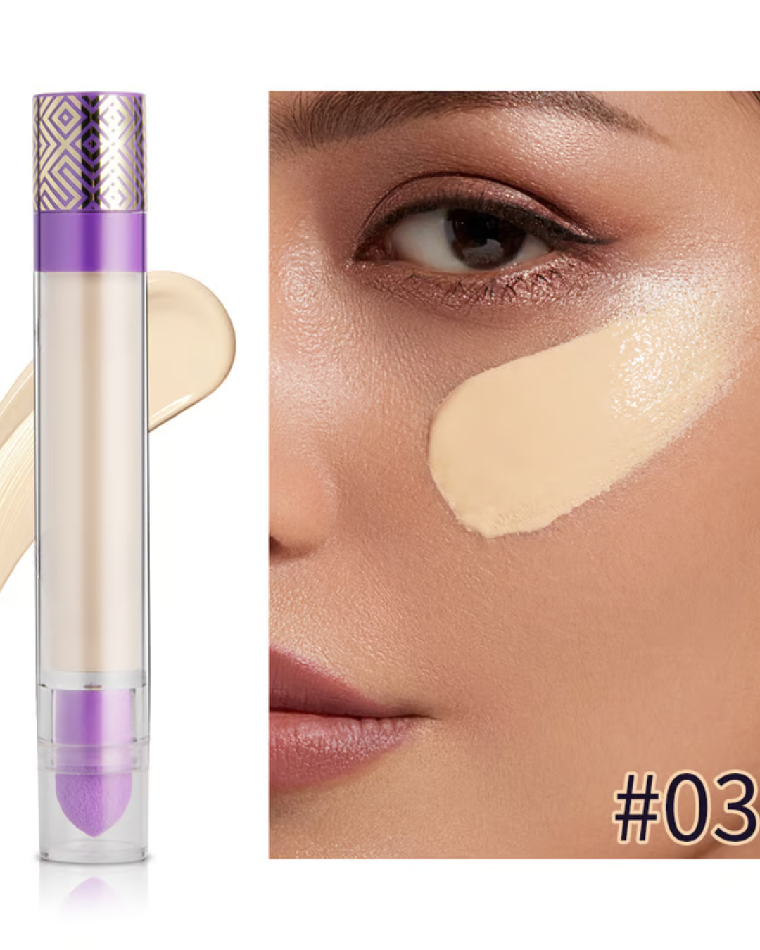 Base e Corretor 2 em 1 com Efeito Anti-Envelhecimento Cobertura Perfeita e Efeito Rejuvenescedor (OFERTA 2X1)