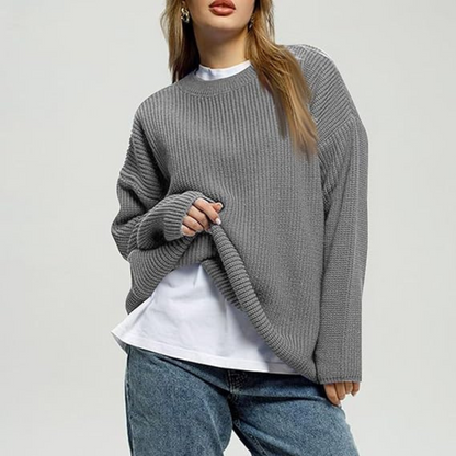 Camisa de Algodão com Mangas Compridas e Textura Canelada