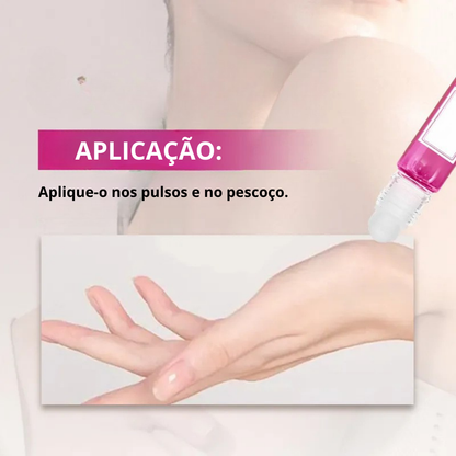 Perfume Roll-On para Mulheres com Feromonas Fragrância Concentrada de Atração