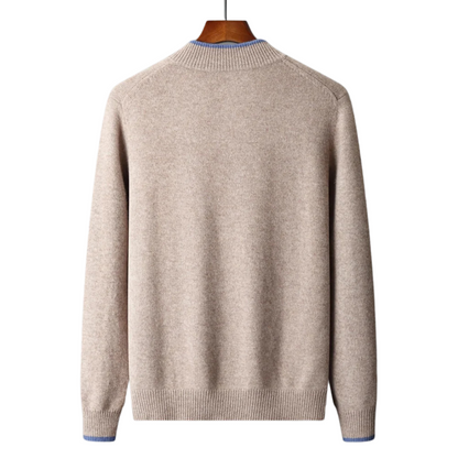 Casaco de Malha com Fecho de Correr Elegante para Homem