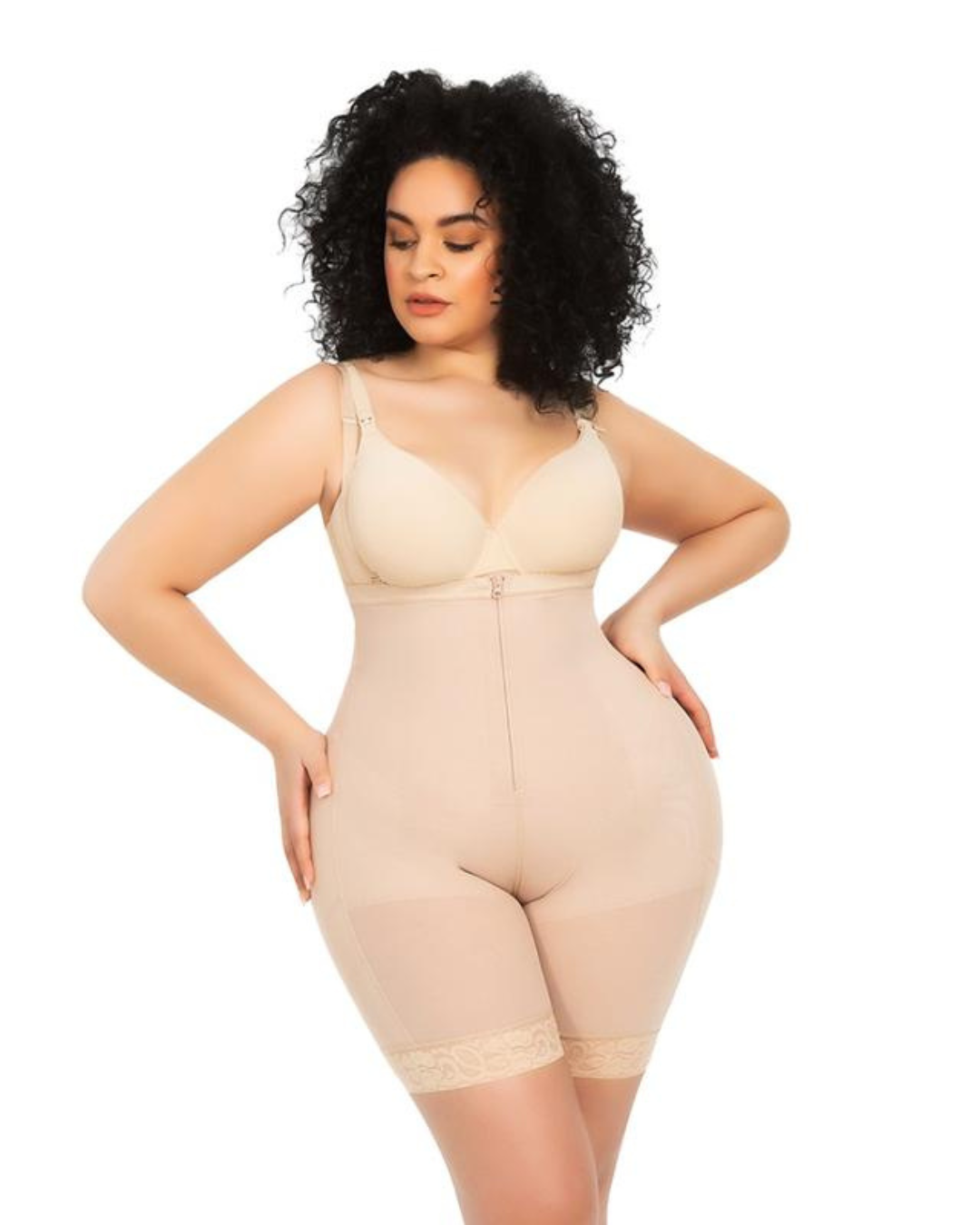 Corpo Firme para Abdominoplastia com Banda Ajustável e Efeito Lifting das Nádegas