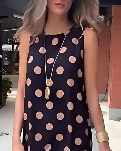 Vestido de verão sem mangas solto